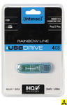 View Item Intenso Rainbow 4GB USB Flash - Blue